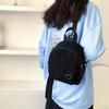 Women'S Mini Backpack  Solid Color Corduroy Small Simple Casual Traveling Large Capacity Durable Female'S Schoolbag