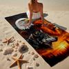 Winged Beasts Of Legend Beach Towel, Super Soft Microfiber, Gift for Her/Him, Birthday, for Pool, Beach, Travel, Home Decor Fan gifts