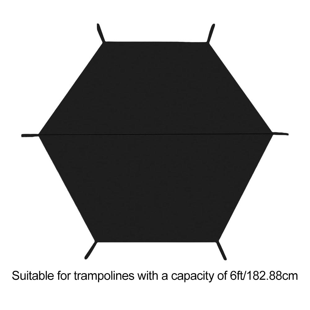 6/8/10ft Trampoline Cover Anti-UV Trampolines Sunshade Accessories Waterproof Trampoline Roof for Outdoor Backyard Playground