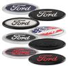 115/150/176/224mm Car Hood Front Grill Emblem Tail Trunk Logo Cover Decoration For Ford Mondeo Kuga Fiesta Ghia Focus ST Ranger
