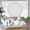 Striped Mandala Tapestry Wall Hanging Abstract Psychedelic Witchcraft Bohemian Hippie Tapiz Living Room Home Decor