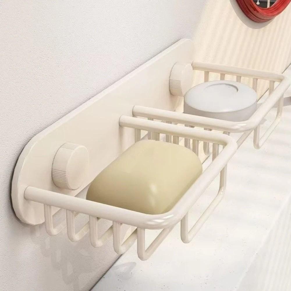 Rustproof Soap Storage Rack Self Adhesive Drainage Soap Holder Shower Storage