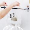 Cesta colgante para artículos varios Almacenamiento Cesta de drenaje Cestas de ducha con gancho Organizador de maquillaje Para cocina Baño