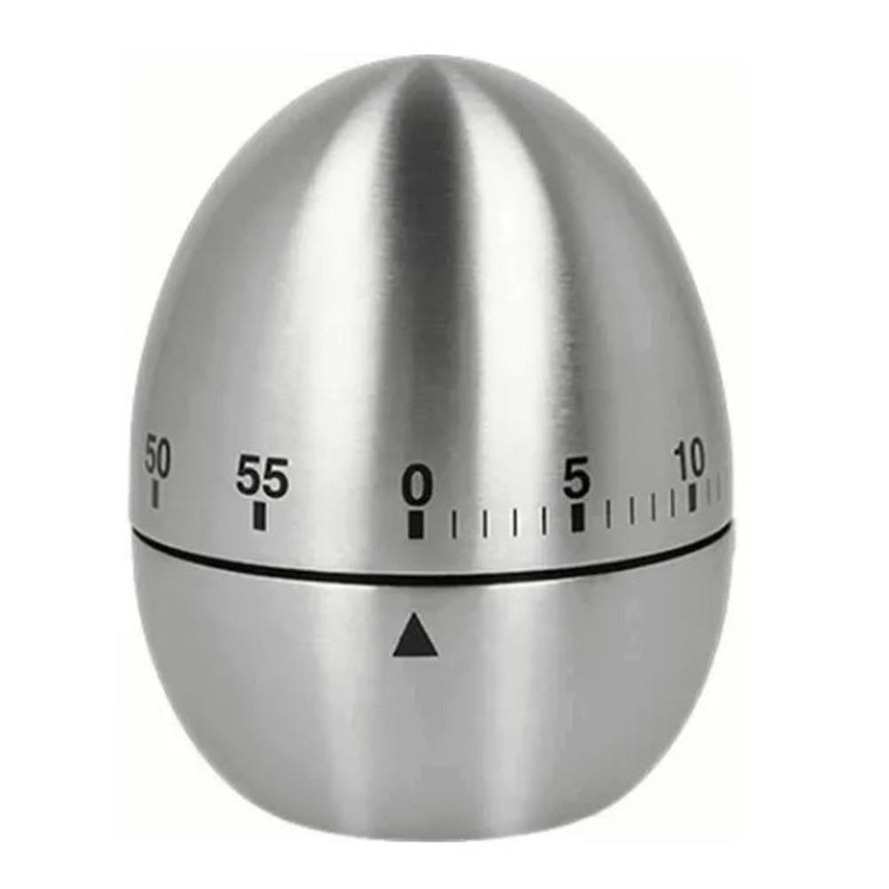 Non Slip Base Mechanical Kitchen Timer Stainless Steel Countdown Cooking Timer  Kitchen Cooking