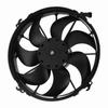 24V Car Cooling Air Fan 7 Blades 160W Power Heat Dissipation Black for Buses Trucks