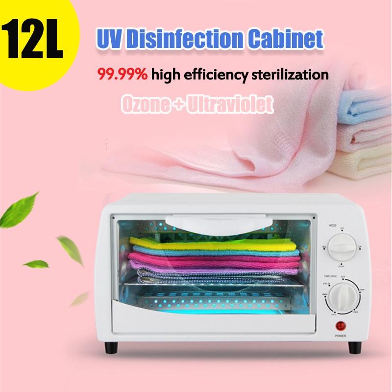 12L Ultraviolet Sterilization Machine Disinfection Cabinet Sterilizer Timer Salon Esterilizador Nail Beauty