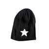 Čepice se vzorem hvězdy z teplé vlněné příze, unisex módní pletená čepice na zimu