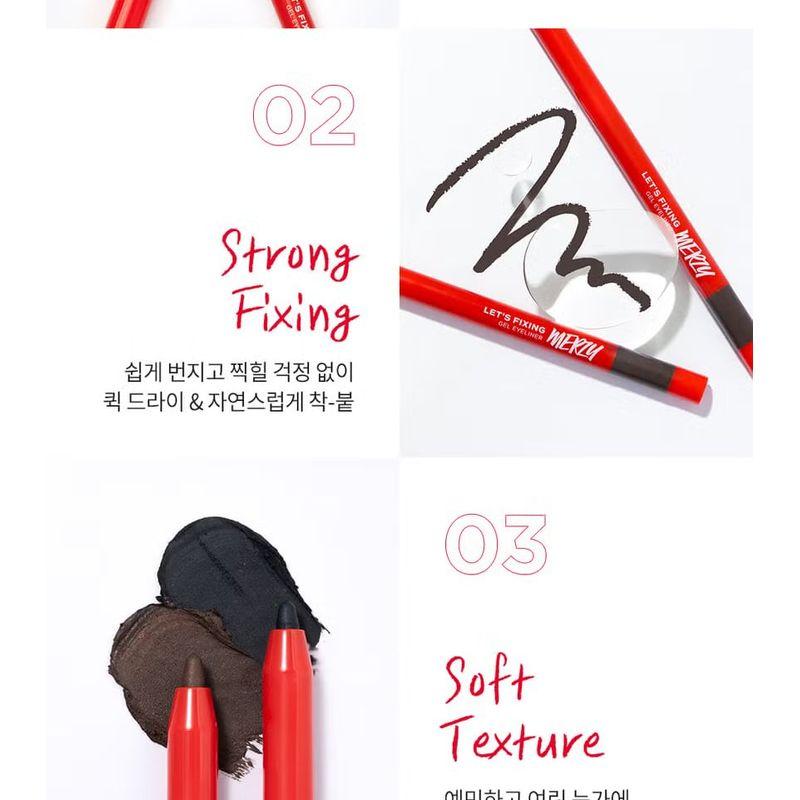 MERZY Let's Fixing Gel Eyeliner - 2 Colors