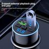 Car Charger Bluetooth 5.0 Car FM Transmitter PD Type-C Dual USB Ambient Player Car MP3 Charger Smartphone Charge