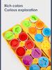 Non-Toxic 6Pcs Baby Smart Eggs Montessori Educational Toys For Children Color Shape Matching Recognize Toddler Intelligent Learning