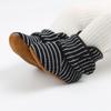 MYGGPP Autumn and Winter Striped Cotton Shoes Cotton Boots Baby Shoes Warm Shoes Baby Shoes Toddler Shoes