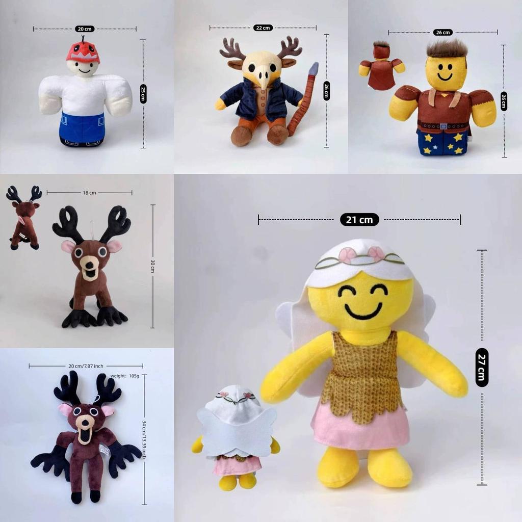 Horror Game 99 Nights In The Forest Deer Plush Toy Collectible Soft Doll For Fans