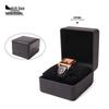 Frosted PU Flip-Top Watch and Jewelry Storage Box