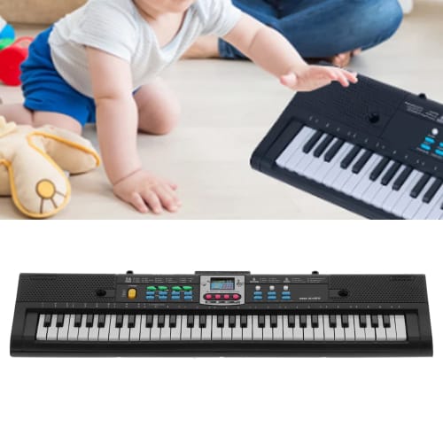 61klávesové elektronické piano, elektronická klávesnice, kytara, pohodlné, nastavitelné, ovládání zvukových efektů, funkce nahrávání, multifunkční