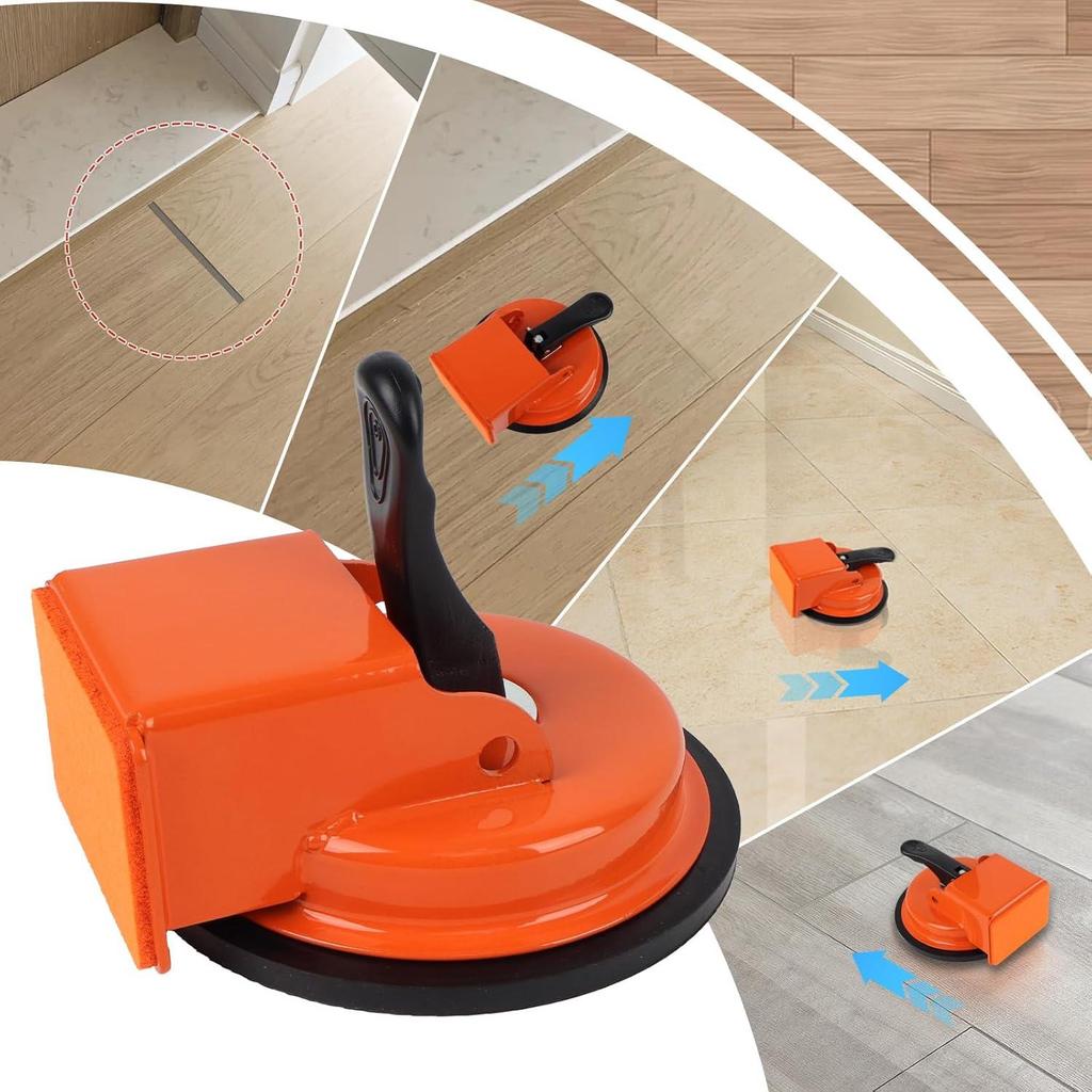 Floor Gap Fixer Tool,Plank Grabber with 4.84'' ,Suction Cup for Laminate Wood Tile Vinyl