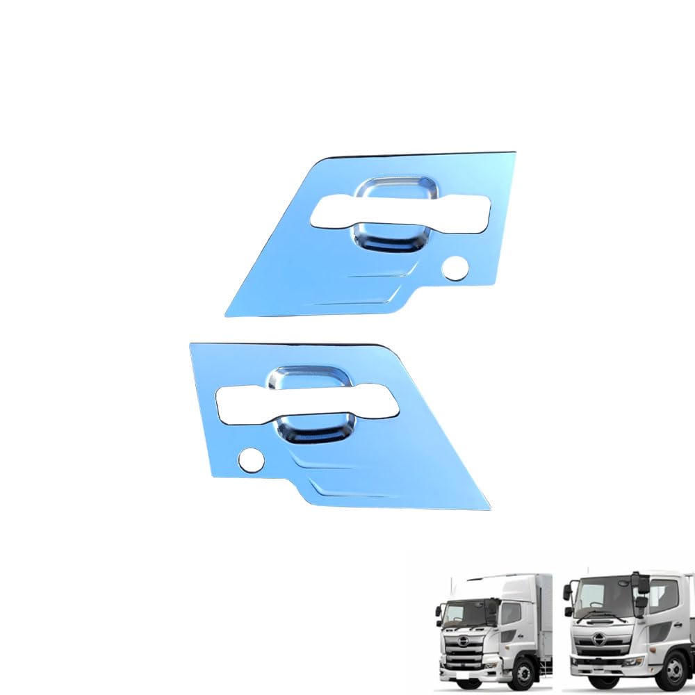 Hino 17 Ranger Chrome Door Handle Cover Garnish Exterior Truck Parts Left and Right Set