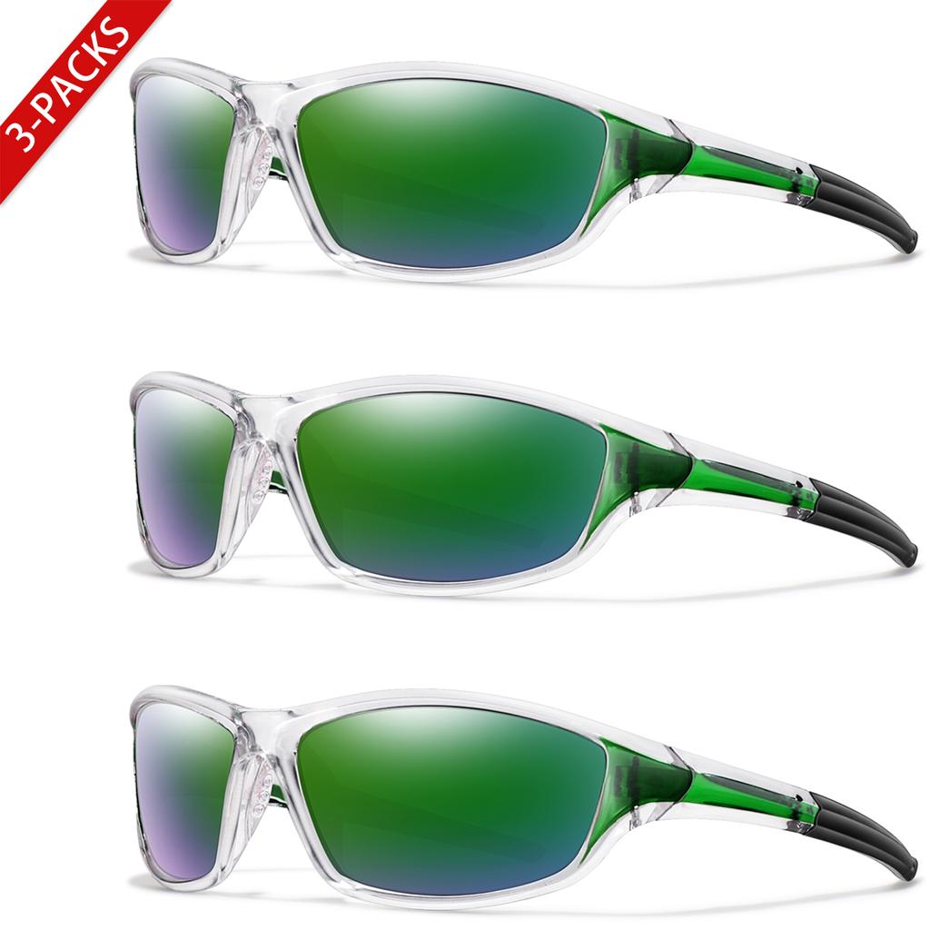 3 PCS Brand Polarized Cycling Sunglasses UV400 Outdoor Sports Men And Women Driving Hiking Camping Travel Colorful Goggles 7