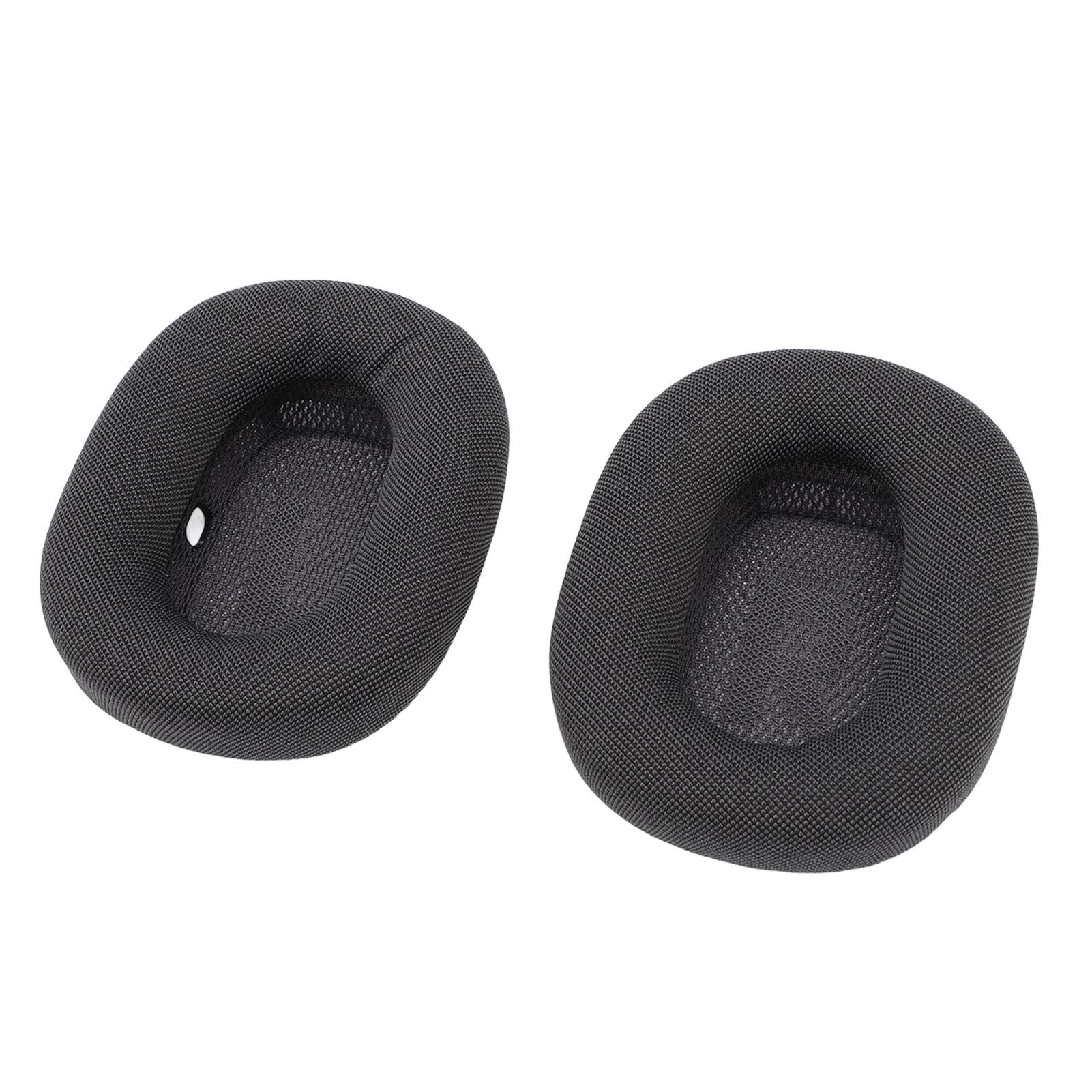 

2pcs Replacement Ear Pads Cushions Headphones Earpads Ear Cups Mesh High Density Memory Foam чёрный