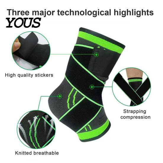 Verstellbare Knöchelbandage Verstellbare Stütze für Damen Herren, Atmungsaktive Fußbandage, Kompressionsmanschette für Sehnenentzündung Plantarfasziitis, Sehnenentzündung, Achillessehne