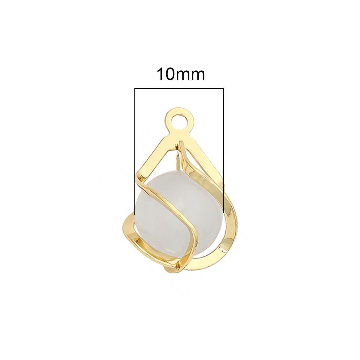 

Медь кошачий глаз камень круглые бусины модные подвески для серег ожерелье DIY аксессуары для изготовления ювелирных изделий 10mm 2pcs