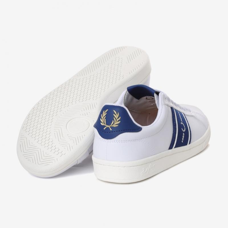 Fred Perry Unisex Leather Sneakers B721 Leather Graphic Sfpu2315305 134