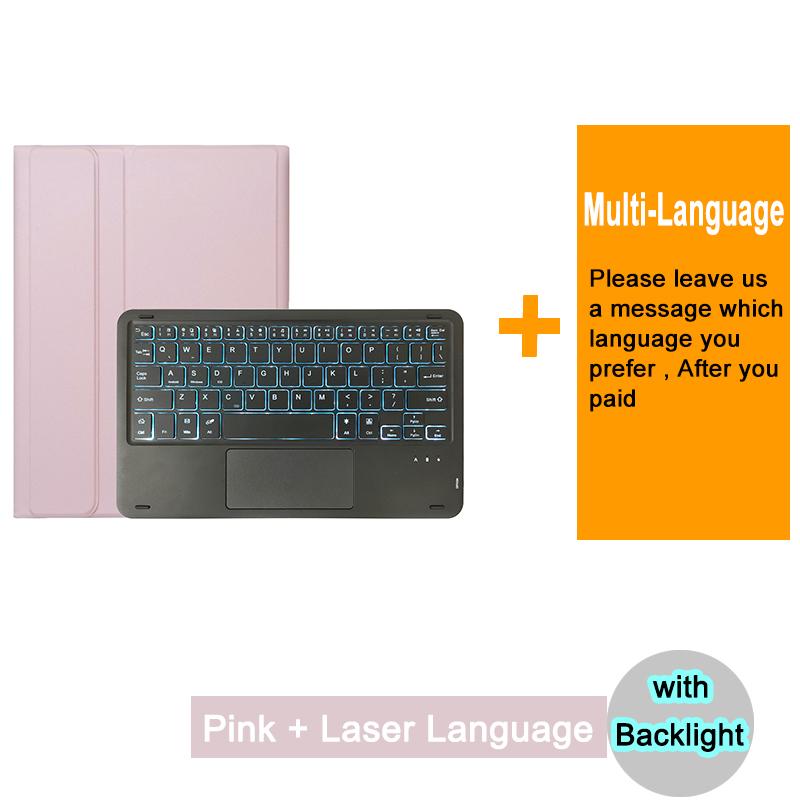 Bluetooth Keyboard Case For Honor Pad 9 12.1 Inch Tablet Case Russian Arabic Hebrew Spanish French Portuguese Italian Keyboard