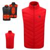 Heating Waistcoat Stand Collar Firm Hemming Comfortable Warming Rechargeable Electric Heating Vest