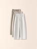 2026 Spring/Autumn Women's Popular High-Waist Loose Cotton Scythe Pants - Casual Wide-Leg, Straight-Leg Design