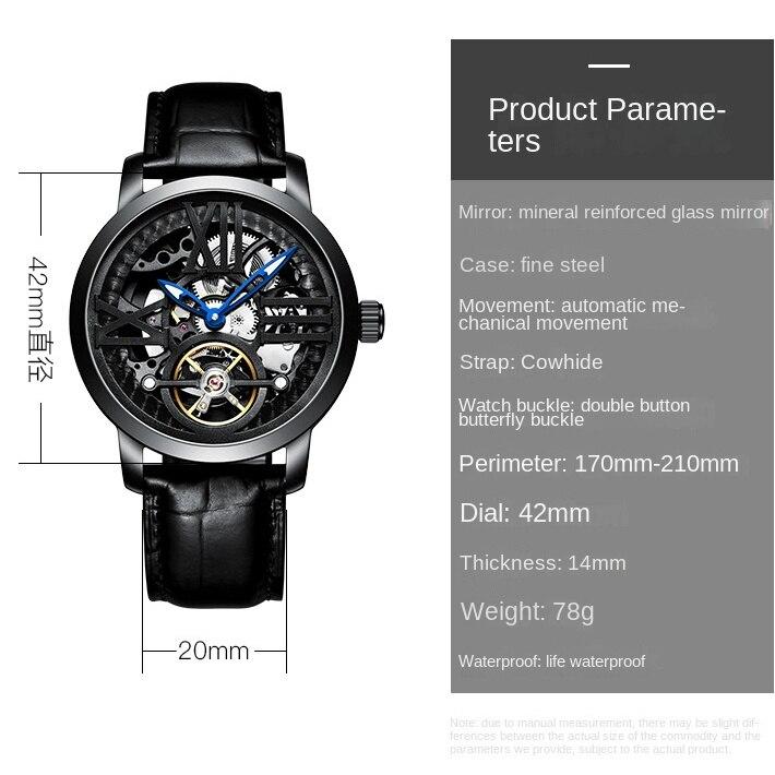 AILANG Neue Uhr Herren Automatische Mechanische Uhr Hohle Herren Vollautomatische Herrenuhr Wasserdicht