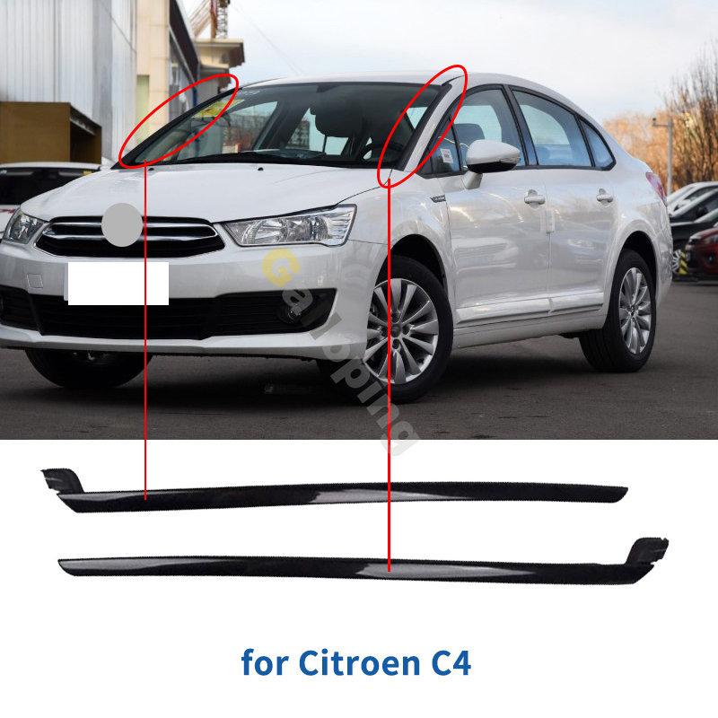 Для Citroen C4 2004-2013 1 пара левая и правая накладка боковой стойки лобового стекла накладка оконного проема 8120Q2 8120Q3