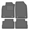 Dywaniki samochodowe welurowe grafitowe: Opel Vectra C liftback, hatchback, sedan (2002-2008)