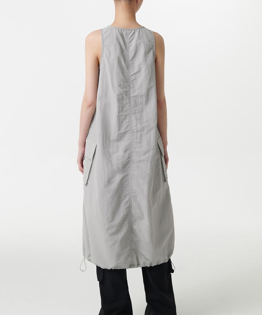 MUSINSA STANDARD WOMAN Women'S Nylon Parachute Cargo Dress [Ash Grey]