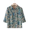 YUZHAOLIN Women's Seven-Sleeve Casual Shirt