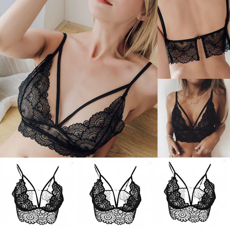 Elegant Women's Lace Bralette With High Elasticity Perfect For Summer Cami Style
