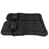2‑In‑1 Multifunction Inflatable Travel Mattress PVC Flocking Soft Sleeping Rest Cushion for Car SUVBlack