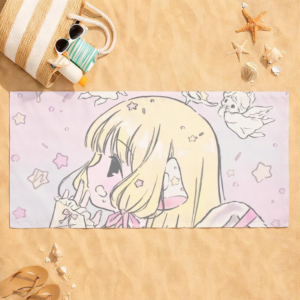 

Anime C-Chobits Cute Chi Towel Quick Dry Absorbent Beach Towel for Sports, Fitness, Swimming and Outdoor Activities W40*H60(CM)