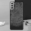 Ins Travel Country Sketch City Map Phone Case For Samsung Galaxy S25 S24 Ultra S9 S10 S20 S21 S22 Plus S23 FE S24 FE Cover