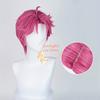 Saja Boys Abby Cosplay Paruka Růžová 30cm Paruka Jinu Baby Abby Romance Mystery Cos Anime Paruka Pro Muže Žáruvzdorné Syntetické Vlasy