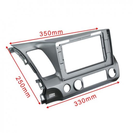 Auto Stereo 10.1" Radio DVD Fascia Plate Frame For Honda Civic 2006-2011