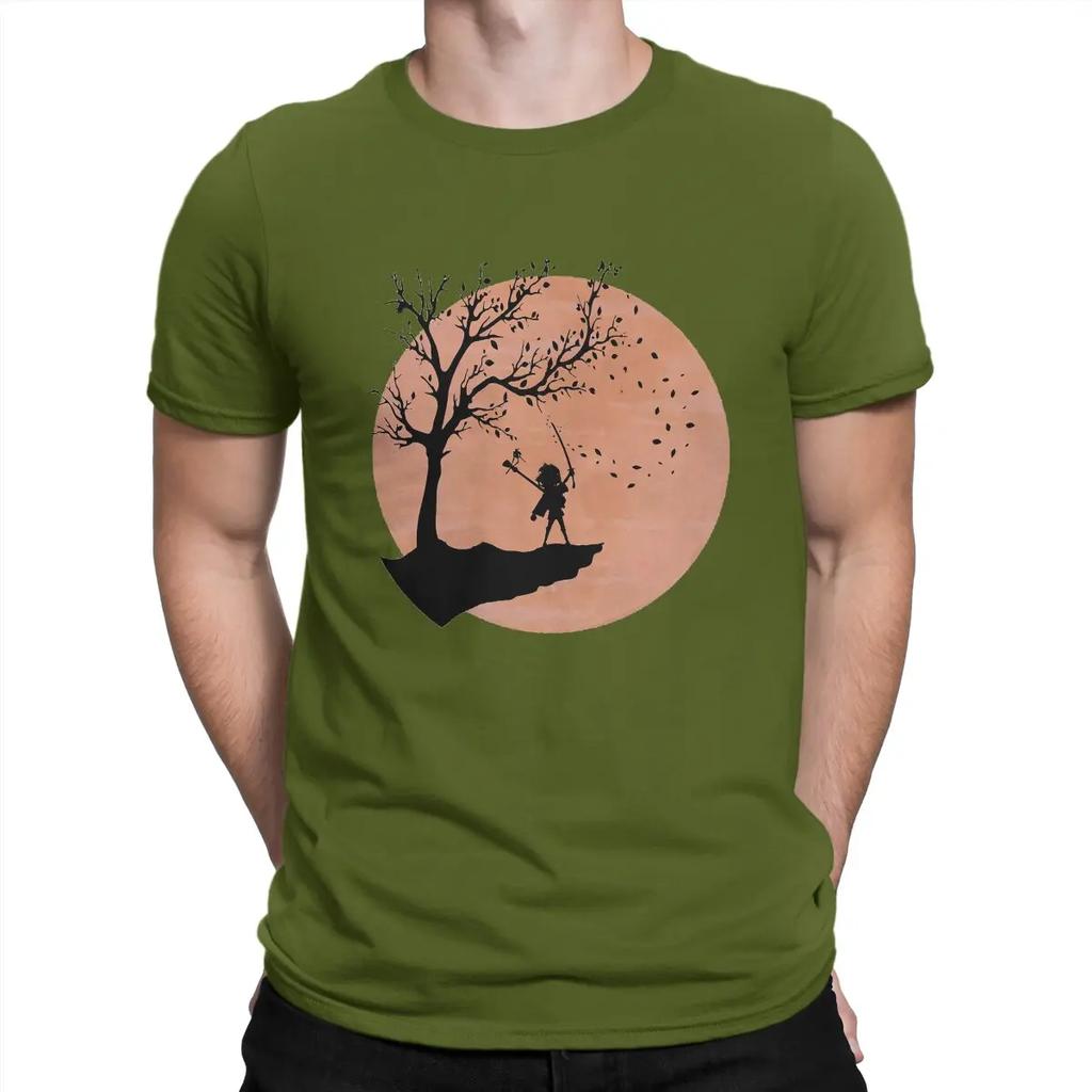 Vintage Sword Unbreakable T-Shirts Men Crew Neck Cotton T Shirts Kubo And The Two Strings Short Sleeve Tees Gift Idea Clothes