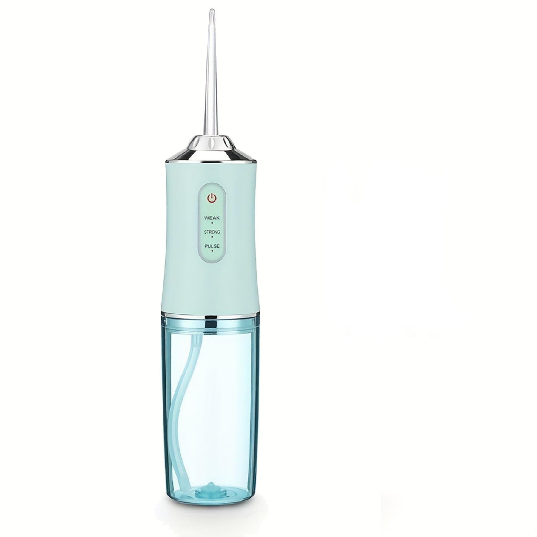 

Электрический ирригатор для полости рта, портативный бытовой ирригатор, чистка зубов, стоматологический скалер зелёный