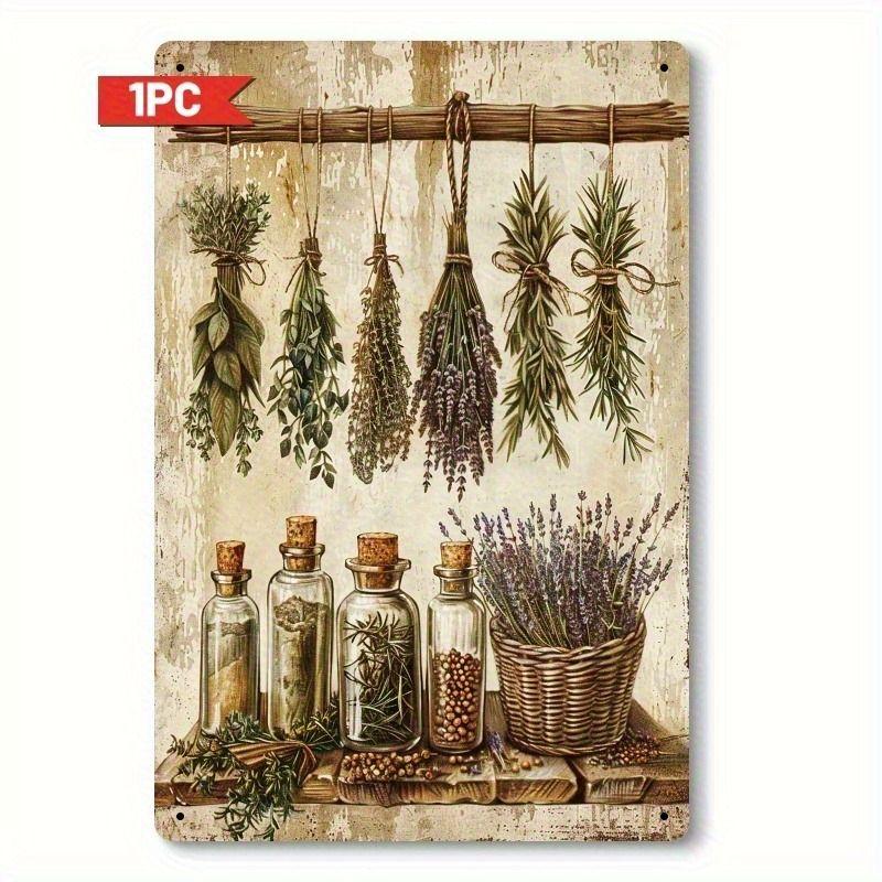 

Retro Metal Tin Sign Spices Kitchen Bar Cafe Restaurant Wall Art Decor
