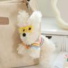 Super Cute Mini West Highland White Terrier Plush Toys Fluffy Puppy Pendants Lovely Keychain Bags Decor Funny Car Interior