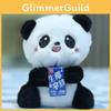 Charming Soft Plush Panda Pendant Toy Cuddly Stuffed Animal Keychain Decor