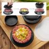 FAIS DU 3 In 1 Stuffed Burger Press Patty Maker Rings Molds Kit, Non Stick Hamburger Press Patty Maker Burger Press Kitchen Gadg