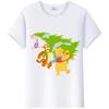 Y2K Tshirt Kawaii Clothes Tops Unisex Cartoon Winnie The Pooh Tigger Graphic T-shirt Summer Blouses White Tees