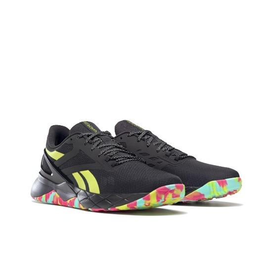 Reebok Nanoflex TR 'Black Lime Camo' GX7549 Men's Shoes