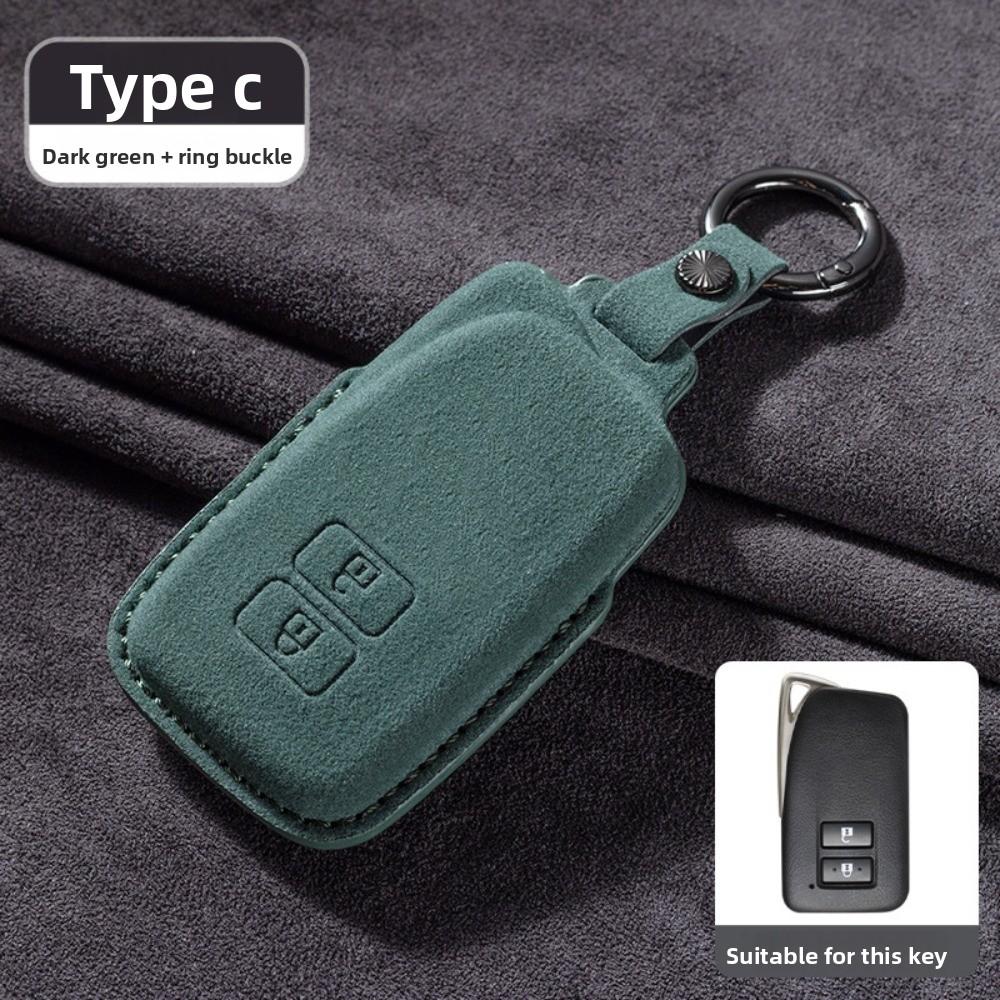 Premium Suede Key Cover for Lexus ES300H NX260 UX LS500 Car Keys Durable and Stylish