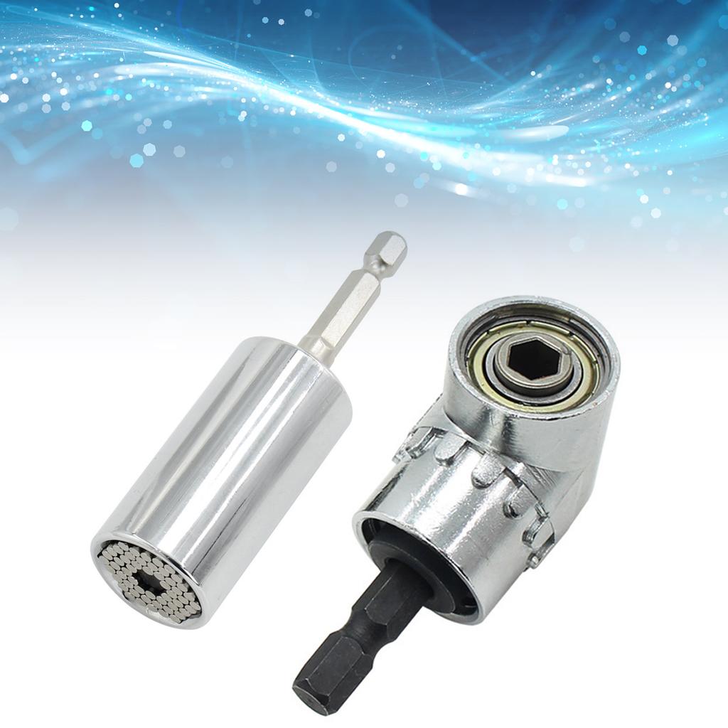 3 ks 105 Stupňů Vrtací Šroubovák Sada Ráčna Adaptér Nástrčného Klíče Průmyslové Ruční Nářadí