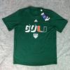 Miami Hurricanes Womens Shirt Large Adidas Green Tee Short Sleeve Football NWT A